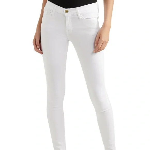 FRAME Le Skinny Jeanne Crop mid-rise skinny jeans - Picture 2 of 6